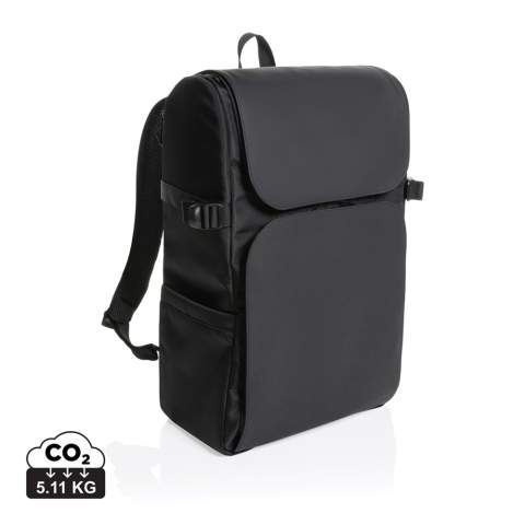 Sac au design élégant et est encore plus spacieux que vous ne le pensez. Il est doté de deux grandes poches frontales pratiques, qui vous permettent de ranger facilement tous vos objets essentiels. Vous pouvez également créer un grand compartiment en ouvrant la fermeture à zip intérieure. 3 poches en filet vous permettent d'accéder facilement à vos objets essentiels. Une fermeture à glissière sur le côté du sac à dos permet d'accéder facilement au compartiment rembourré pour ordinateur portable, où vous pouvez ranger votre ordinateur portable de 15,6 pouces. Fabriqué en polyester recyclé avec le traceur AWARE™. 2 % des recettes de chaque produit vendu avec AWARE™ seront reversés à Water.org.<br /><br />FitsLaptopTabletSizeInches: 15.6<br />PVC free: true