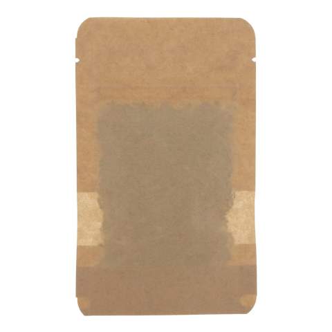 Kraft paper bag with 4 grams of dried flower seeds suitable for 2m² flowers. A real sustainable gift.