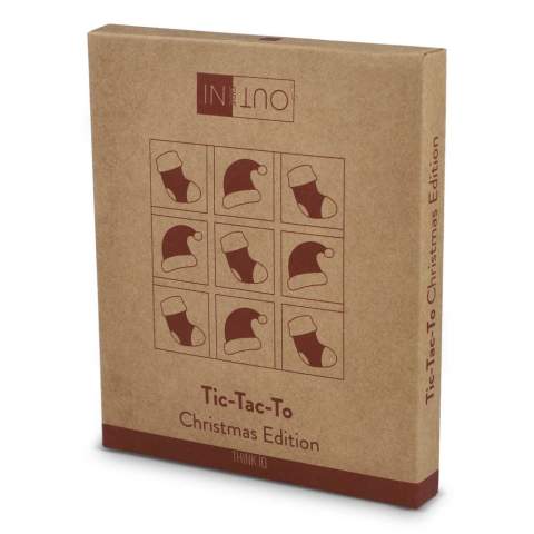 Célébrez les fêtes avec une version festive d'un classique indémodable : Le Tic-Tac-Toe de Noël ! Ce jeu durable est fabriqué à partir de bois certifié FSC et est livré avec un sac pratique pour ranger les pièces de jeu. Le sac peut être imprimé, ce qui lui confère une touche personnelle. Le Tic-Tac-Toe de Noël convient aussi bien aux enfants qu'aux adultes et est idéal pour les soirées d'hiver, les fêtes de Noël et les réunions de famille. Les pièces de jeu spéciales sur le thème de Noël ajoutent une touche de joie supplémentaire et garantissent un moment ludique et festif avec la famille et les amis. Une façon amusante de s'amuser ensemble pendant les fêtes !
