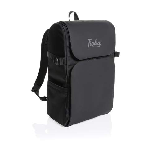 Sac au design élégant et est encore plus spacieux que vous ne le pensez. Il est doté de deux grandes poches frontales pratiques, qui vous permettent de ranger facilement tous vos objets essentiels. Vous pouvez également créer un grand compartiment en ouvrant la fermeture à zip intérieure. 3 poches en filet vous permettent d'accéder facilement à vos objets essentiels. Une fermeture à glissière sur le côté du sac à dos permet d'accéder facilement au compartiment rembourré pour ordinateur portable, où vous pouvez ranger votre ordinateur portable de 15,6 pouces. Fabriqué en polyester recyclé avec le traceur AWARE™. 2 % des recettes de chaque produit vendu avec AWARE™ seront reversés à Water.org.<br /><br />FitsLaptopTabletSizeInches: 15.6<br />PVC free: true