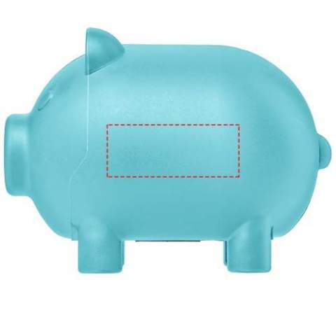 Budget-freundliches Sparschwein – ein praktisches Werbegeschenk.