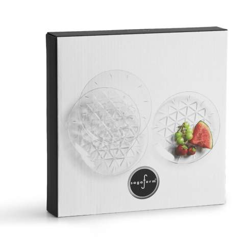 These plates (20cm) are made of acrylic plastic, but you have to look twice to realise it's not glass. The luxurious appearance of this unbreakable series not only comes into its own during your picnic, but can also be used during a BBQ in the garden or during your holiday. You always look good with these luxurious plates. Packed per 4 pieces.