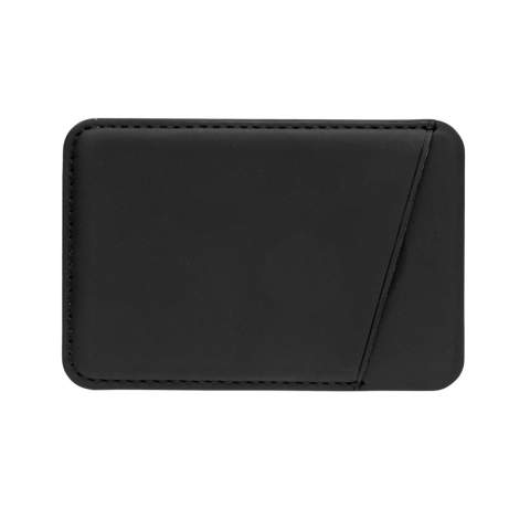 Snap on this stylish magnetic wallet on the back of your Iphone ( from iPhone12 and up) . The perfect way to keep your ID or credit card close at hand without having to take your whole wallet. Crafted from high quality PU. Supports up to two cards. With 12 high quality N52H heat resitant magnets integrated for perfect adhesion and alignment. PVC free.