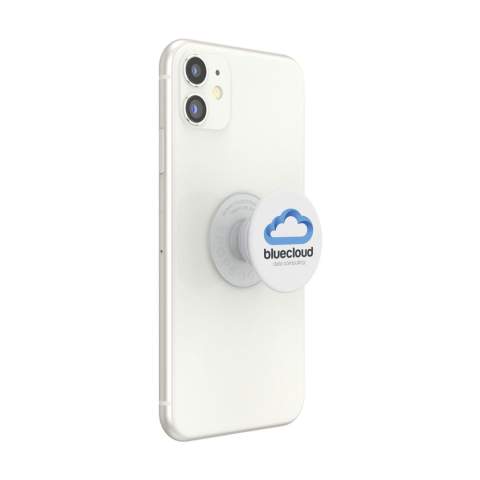 Accessoire de téléphone pratique et multifonction. Développé avec 35% de matières végétales, notamment de l'amidon de maïs, de l'huile de canola et des graines de ricin. Fixez cet élément avec la bande adhésive 3M au dos de votre téléphone et profitez de ses fonctionnalités pratiques : prise confortable pour une tenue optimale, support fonctionnel et support pour selfie. Peut se positionner dans 2 positions de pop-up différentes et flexible afin que vous puissiez mettre le smartphone dans n'importe quelle position. Convient à tous les modèles courants de smartphones, iPhones et autres appareils. Pour une utilisation optimale et préserver au mieux votre PopSocket®, lisez les instructions fournies.      Informations supplémentaires sur le délai de livraison : 60 - 500 pièces : 1 semaine, 500 - 1 500 pièces : 2 semaines. À partir de 1 500 pièces, prix et délai de livraison sur demande. PopSockets® ne sont fournis qu’avec l’impression.  Une carte (85 x 108 mm) en papier kraft est fournie en standard avec le PopSocket. Elle ne peut pas être imprimée en couleur. Si vous souhaitez faire imprimer une carte, cela n'est possible que sur une carte blanche.