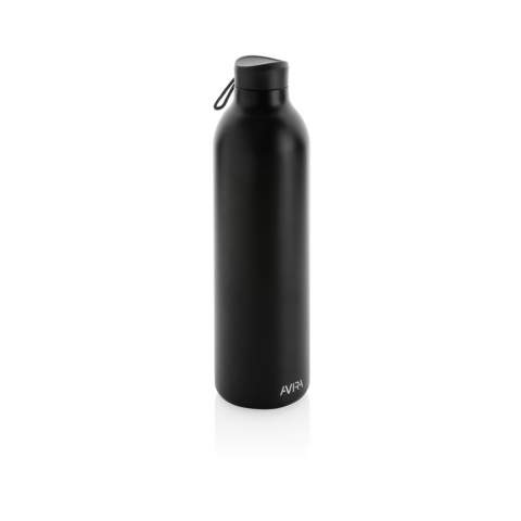 The Avior RCS Recycled stainless steel vacuum bottle is designed for long-lasting enjoyment of your drinks! The double-wall recycled stainless steel vacuum construction keeps beverages chilled for up to 20 hours or warm for up to 10 hours. This bottle fits most standard car cup holders so you can bring it with you anywhere. Made with RCS (Recycled Claim Standard) certified recycled materials. RCS certification ensures a completely certified supply chain of the recycled materials. Total recycled content: 86% based on total item weight. BPA free. Capacity 1000ml. Including FSC®-certified kraft packaging. Repurpose the box into a phone holder, pencil holder or flower pot!<br /><br />HoursHot: 10<br />HoursCold: 20