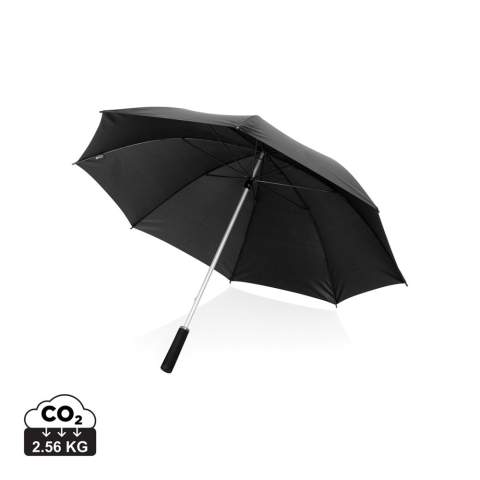Deze Swiss Peak Aware™ RPET ultralichte handmatige 25-inch paraplu biedt duurzame bescherming tegen weersinvloeden in een ultralichte vorm. Aluminium frame, fiberglas baleinen met EVA handvat en handmatig openen/sluiten. Gemaakt van 190T gerecycled polyester. Met AWARE™ tracer die het echte gebruik van gerecyclede materialen valideert. Deze paraplu heeft 5,6 liter water bespaard, is gemaakt van 9,4 PET-flessen (500ml). 2% van de opbrengst van elk verkocht Impact-product wordt gedoneerd aan Water.org.<br /><br />UmbrellaMechanism: Manueel openen/sluiten
