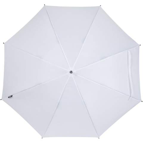 Parapluie 23” à ouverture automatique toile polyester pongee en PET recyclé. Il dispose d'une tige métallique robuste, d'un cadre en fibre de verre et d'un manche confortable en EVA avec extrémité assortie aux couleurs. Grande surface de marquage sur chacun des panneaux.