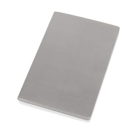 This Impact collection stone paper notebook is made of tree-free paper! Stone paper consists mainly of mineral powder (80%) bound with (20%) of non-toxic HDPE (a clean plastic). Zero water or bleach is used during production, which is the case during the production of traditional wood pulp paper. Traditional wood pulp paper uses around 2770 litres of water and around 18 trees. This beautiful A5 stone paper notebook uses zero! Soft to the touch and velvety paper for ultra-smooth writing. 64 sheets/128 pages of 170 gm/m2 white coloured lined stone paper. The cover is also made entirely of stone paper to save water. With the focus on water, 2% of proceeds of each sold Impact product will be donated to Water.org.<br /><br />NotebookFormat: A5<br />NumberOfPages: 128<br />PaperRulingLayout: Lined pages