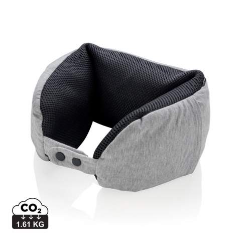 Prevent neck, shoulder and head complaints with this microbead neck pillow. The U-shape of this super soft neck pillow guarantees optimal support for your neck, shoulders and head during long or short trips.