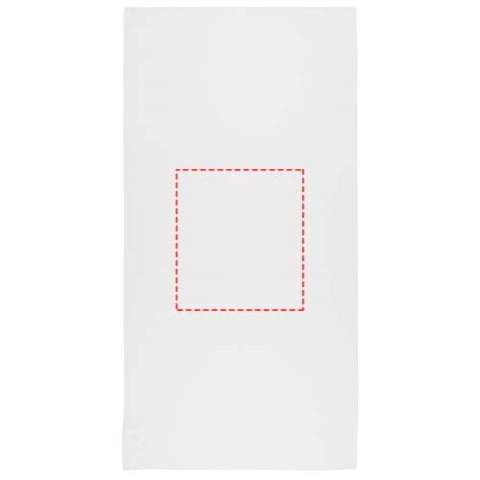 De Althea sporthanddoek is gemaakt van 140 g/m² polyester en biedt een sneldrogend en absorberend oppervlak, essentieel om transpiratie weg te vegen tijdens intensieve trainingen of buitenactiviteiten. Met zijn royale afmetingen van 50 cm x 100 cm biedt deze handdoek veelzijdigheid, perfect voor verschillende fitnessroutines en buitenavonturen. 