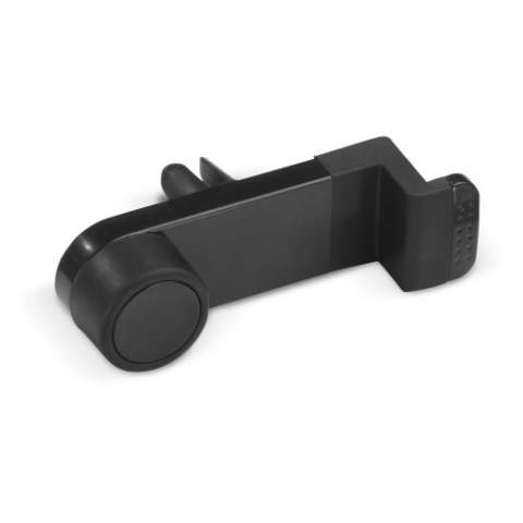 Smartphone holder with spring. Easy to convert your air vent into a hands-free car kit.