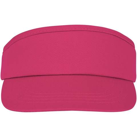 Die Hera Sonnenblende - die perfekte Mischung aus Sonnenschutz und Stil. Dieser Visor aus 175 g/m² Baumwolle bietet einen bequemen und atmungsaktiven Sitz für alle Ihre sonnigen Abenteuer. Mit einem Kopfumfang von 58 cm sorgt er für einen bequemen und sicheren Sitz und passt sich einer Vielzahl von Kopfgrößen an. Der Klettverschluss sorgt für mühelose Verstellbarkeit. Schützen Sie Ihre Augen auf elegante Weise vor der Sonne mit der Hera Sonnenblende, Ihrem unverzichtbaren Accessoire für Ausflüge im Freien an sonnigen Tagen.