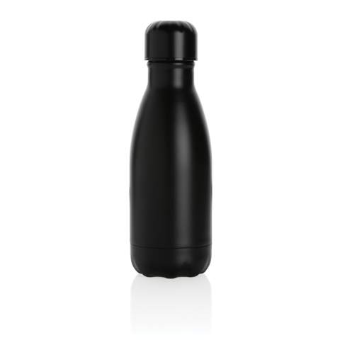 Verhoog uw dagelijkse waterinname met deze unikleur vacuüm geïsoleerde roestvrijstalen fles. De fles houdt gekoelde dranken maximaal 15 uur koud en warme dranken maximaal 5 uur warm. Met een basis die in de meeste bekerhouders past, houdt deze slank uitziende waterfles je overal onderweg gehydrateerd. Met een capaciteit van 260ml ideaal voor kinderen om of in je tas te gooien.<br /><br />HoursHot: 5<br />HoursCold: 15