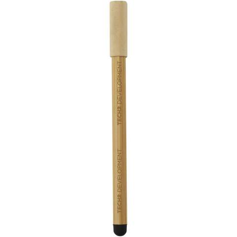 The Mezuri inkless pen is made of bamboo and has a ruler printed on the barrel (up to 11.3 cm). This pen does not require ink cartridges or refill. The pen's graphite tip is designed to leave visible traces as it makes contact with the writing surface. Choosing a pen made of bamboo promotes making more sustainable choices, and encourages the use of renewable materials. Writing length: 1500 metres. Nib size: 0.5 mm.