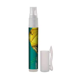 7 ml anti mosquito spray in a handy stick, protects till 6 hours against musquito bites. The anti mosquito spray is not tested on animals and produced in Germany