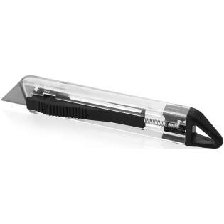 Cutter knife with automatic retractable blade.