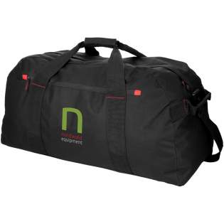 Extragroße Reisetasche im klassischen Design mit Hauptfach mit Reißverschluss und Reißverschlusstasche vorne.