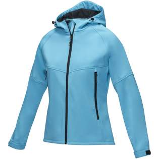 Sustainable promotional apparel. 8000 mm Waterproof and 2000 g/m² Breathable. Three layer bonded: Woven, TPU, Microfleece. Centre front GRS certified reversed coil zipper. Front pockets with GRS certified reversed coil zipper. GRS certified elastic drawstring with adjustable GRS certified cord lock. Tapered waist for a more flattering fit. Adjustable cuffs with velcro closure. Half moon. Heat transfer main label for tagless comfort.