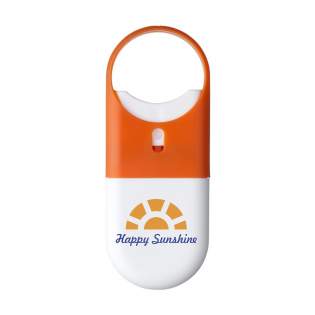 Protective sunscreen lotion (factor 30) in a handy plastic spray stick with vaporizer and large hanging eye. Best before: 12 months after opening. Contents 15 ml. Ingredients: aqua, Octinoxate, Octisalate, Oxybenzone, Titanium dioxide, C12-15 alkyl benzoate, Caprylic/capric triglyceride, Cetearyl alcohol, Isopropyl Myristate, Ceteth-25, Glyceryl stearate, Proplyparaben, Methylparaben, Dmdm hydantoin, Fragrance, Glycerin.