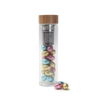 Glass Bottle with Tea Strainer Glass Bottle with Tea Strainer