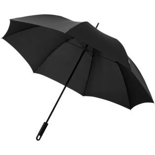 Halo 30" exclusive design umbrella. Exclusive design umbrella with metal shaft and fiberglass ribs and rubber coated plastic handle. Supplied with canopy colour matching pouch. Pongee polyester. 
