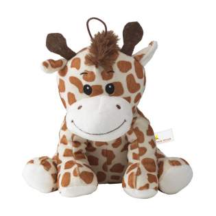 Pluche giraf. Superzachte knuffel met geborduurde ogen. Met ophanglus.
