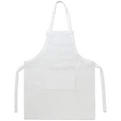Kitchen apron with front pocket. Quality 35% cotton and 65% polyester.