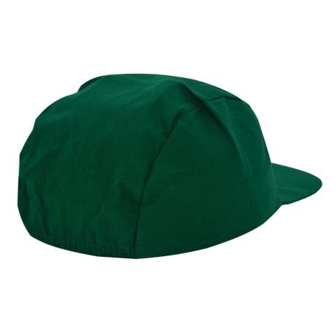Cotton cap with elastic back. The economical choice if you are looking for a giveaway during promotional events. Because of the 3-panel design, the front side has a suitable printing surface, on which we can have your (company) logo printed quickly and easily with silkscreen printing.