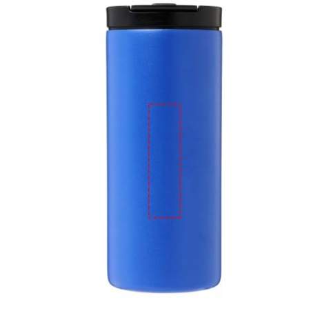 A compact and durable tumbler that is ideal for work or travel. The tumbler has a stainless steel double-wall vacuum construction with copper insulation which means it will keep drinks hot for 8 hours and cold for 24 hours. The lid has a lock-lid function. The construction also prevents condensation on the outside of the tumbler. Volume capacity is 360 ml. Presented in an Avenue gift box.
