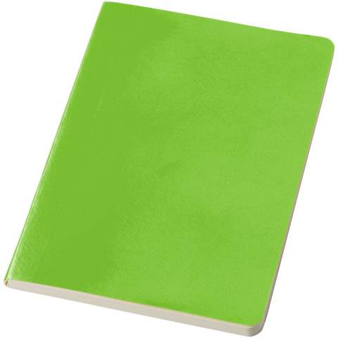 A5 paperbound back notebook of 80 sheets cream lined paper (70 g/m2).