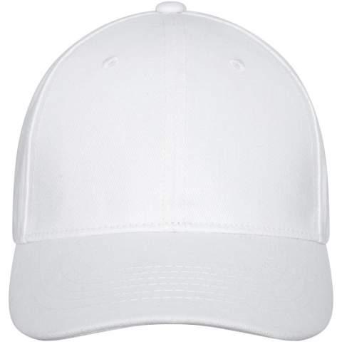 Pre-curved visor. Embroidered eyelets for ventilation. Metal buckle closure. Head circumference: 58 cm.