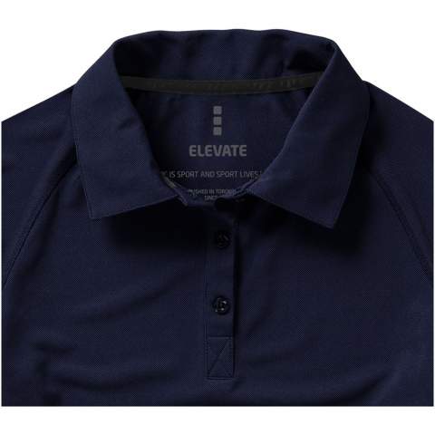 Self fabric collar. Raglan sleeves. Three button placket. Narrow flatlock stitching details. Double needle stitching detail. Reflective details. Satin neck tape. Dyed-to-match engraved buttons. Heat transfer main label for tagless comfort.