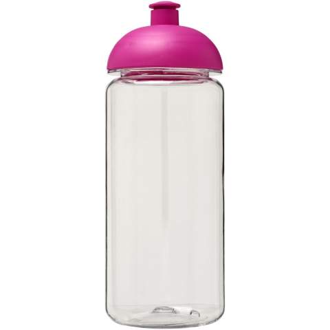 Single-wall sport bottle made from durable, BPA-free Tritan™ material. Features a spill-proof lid with push-pull spout. Volume capacity is 600 ml. Mix and match colours to create your perfect bottle. Contact customer service for additional colour options. Packed in a home-compostable bag.