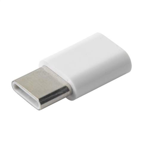 Plug-in connector from micro-USB to Type-C. Ideal as an extension for standard micro-USB cables.