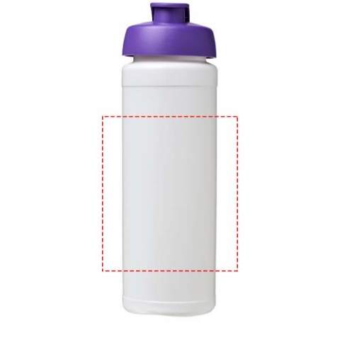 Single-wall sport bottle with integrated finger grip design. Features a spill-proof lid with flip top. Volume capacity is 750 ml. Mix and match colours to create your perfect bottle. Contact customer service for additional colour options. Made in the UK.