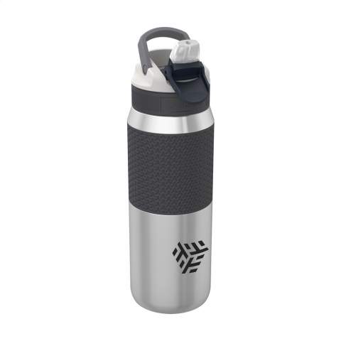 Durable, vacuum insulated 18/8 stainless steel water bottle made by Kambukka®. Thanks to the Spout lid with a drinking spout and angled straw, you don’t have to tilt your head to finish your drink. Safe while driving and easy to use during sports activities. When closed, the drinking spout is protected from dirt. • Excellent quality • BPA-free • keeps drinks cool for up to 24 hours • universal lid; also fits on other Kambukka® drinking bottles • the lid is heat-resistant and dishwasher-safe • handy rubberized grip • non-slip base • 100% leakproof • contents 750 ml.
STOCK AVAILABILITY: Up to 1000 pcs accessible within 10 working days plus standard lead-time. Subject to availability.