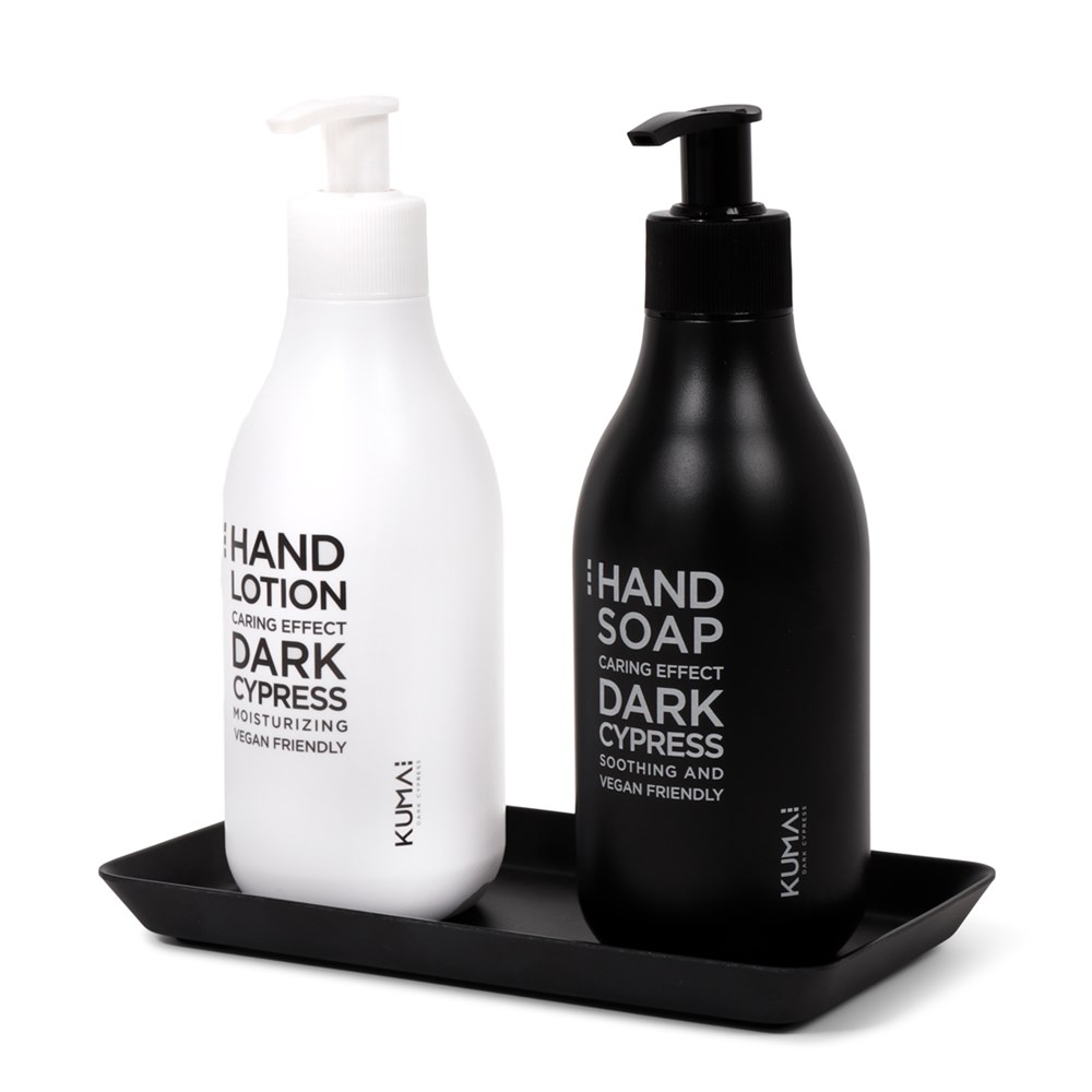 KUMAI Dark Cypress Giftbox Handzeep+Handlotion+Tray