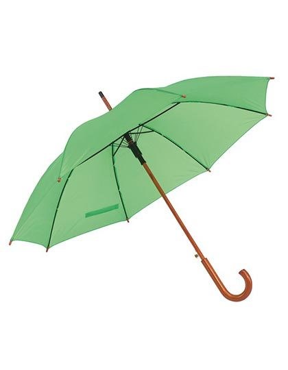 L-merch - Automatic Umbrella With Wooden Handle Tango - Light Green