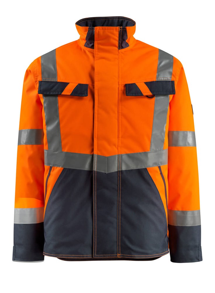 hi-vis oranje/donkermarine
