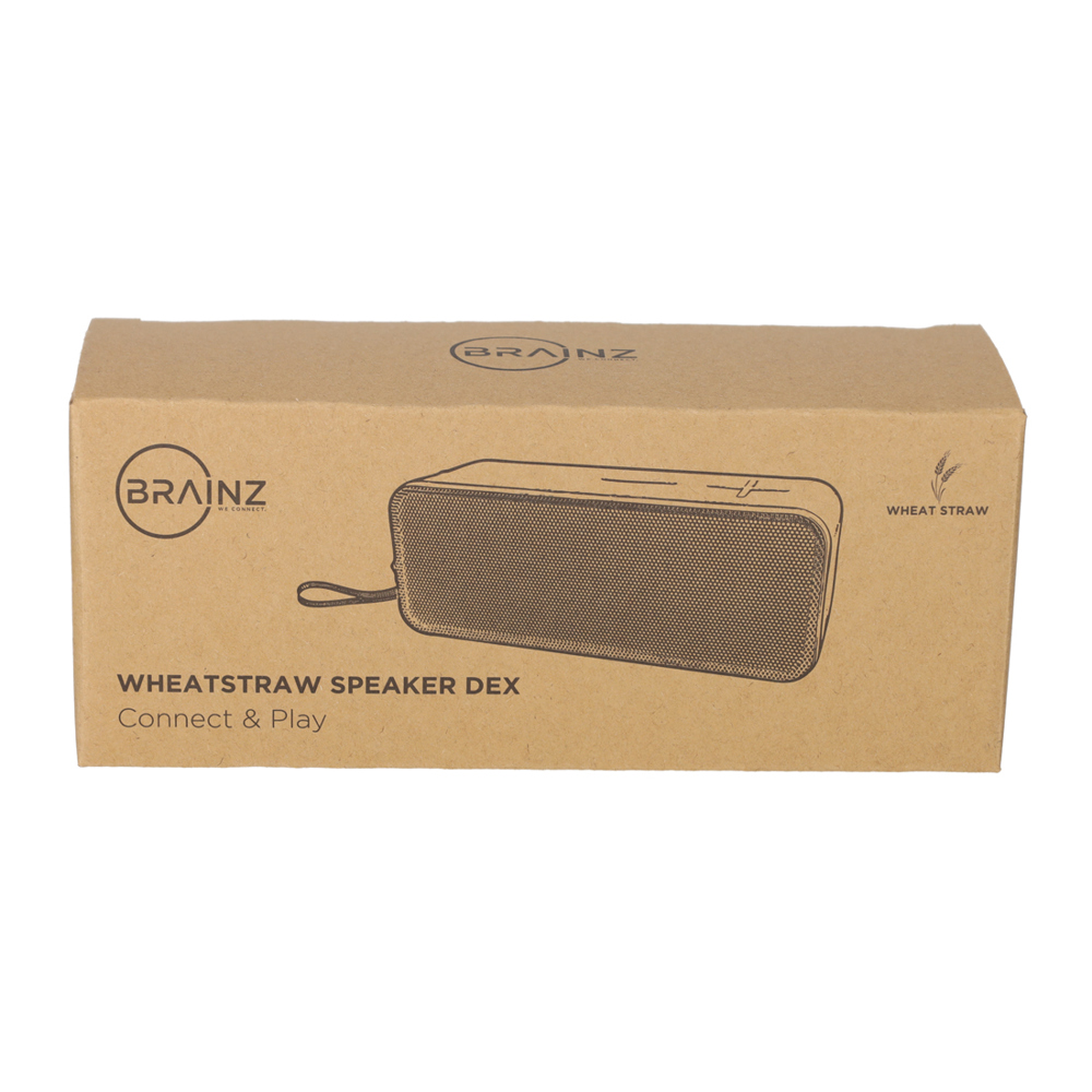 BRAINZ Speaker Dex Wheatstraw Naturel